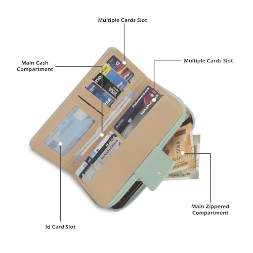 Lavie Luxe Purses Clutch Mint