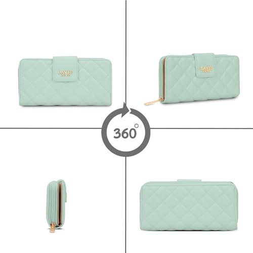 Lavie Luxe Purses Clutch Mint