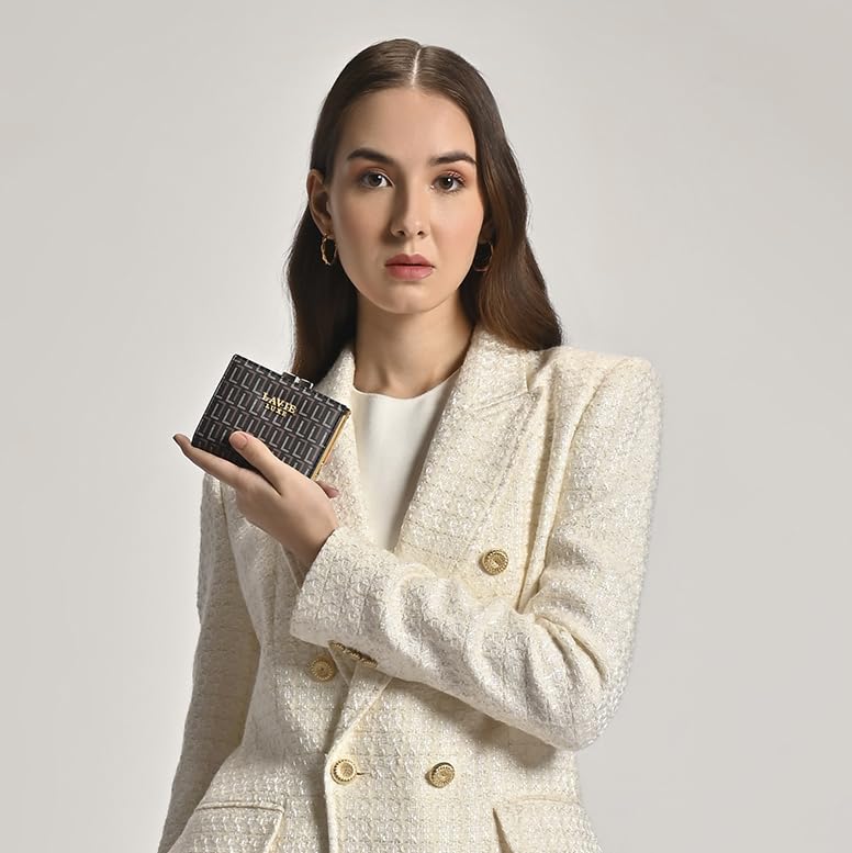 Lavie Luxe Purses Clutch Black