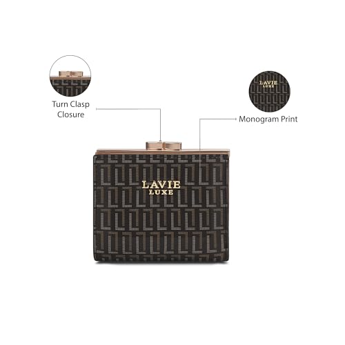 Lavie Luxe Purses Clutch Black