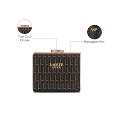 Lavie Luxe Purses Clutch Black