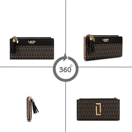 Lavie Luxe Purses Clutch Black