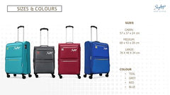 Skybags Polyester 4W Exp Strolley