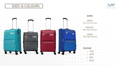 Skybags Polyester 4W Exp Strolley