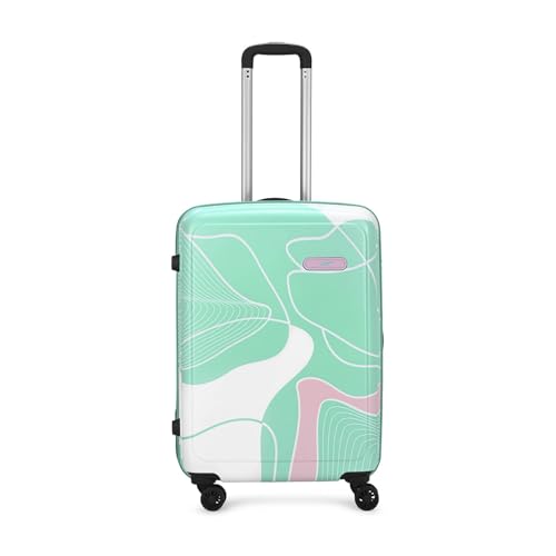 Skybags Polypropylene Spinner Paradise Check-in Trolley Bag 67|Medium|Hard Luggage|Smooth -Wheel Suitcase|Combination Lock with Sturdy Anti-Theft Zipper|5-Year International Warranty-Unisex