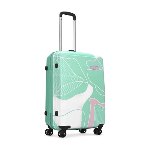 Skybags Polypropylene Spinner Paradise Check-in Trolley Bag 67|Medium|Hard Luggage|Smooth -Wheel Suitcase|Combination Lock with Sturdy Anti-Theft Zipper|5-Year International Warranty-Unisex