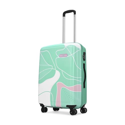 Skybags Polypropylene Spinner Paradise Check-in Trolley Bag 67|Medium|Hard Luggage|Smooth -Wheel Suitcase|Combination Lock with Sturdy Anti-Theft Zipper|5-Year International Warranty-Unisex