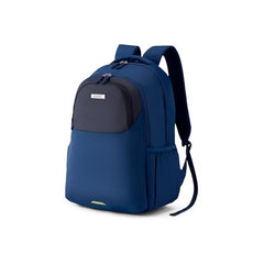 Kamiliant by American Tourister Bigwig Office Laptop Backpack with Laptop Compartment Ergonomically Designed with Rain Cover for Men And Women - Blue