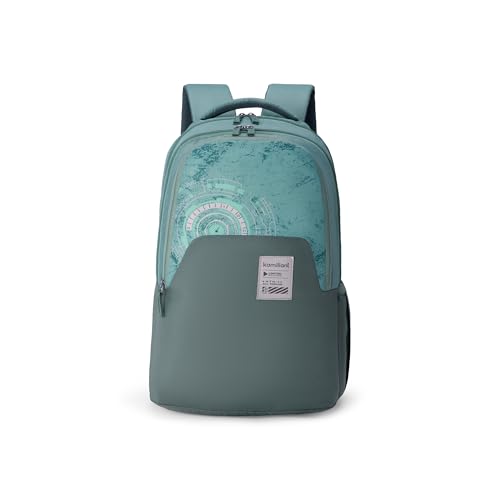Kamiliant by American Tourister Brim Casual Backpack with , Ergonomically Designed with Bottle Holder for Men And Women - Green