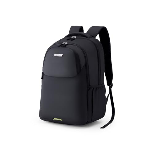 Kamiliant by American Tourister Bigwig Office Laptop Backpack with Laptop Compartment Ergonomically Designed with Rain Cover for Men And Women - Black