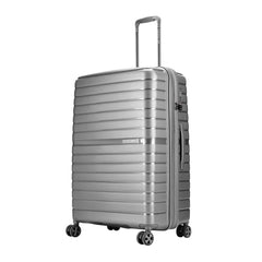 VIP Lightweight Polypropelyne Wheels Multistage Trolley,TSA Lock with Organizer,Elegent Pinstripe Design Luggage Bag with 5 Years International Warranty.