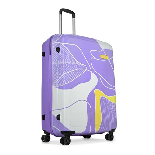 Skybags Polypropylene Spinner Paradise Check-in Trolley Bag 77|Large|Hard Luggage|Smooth -Wheel Suitcase|Combination Lock with Sturdy Anti-Theft Zipper|5-Year International Warranty-Unisex