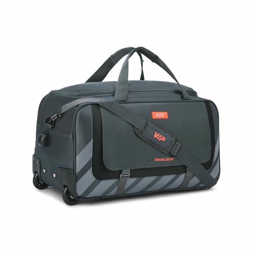 VIP Tourish Dft 5 Medium Size Polyester Travel Duffle Trolley Bag