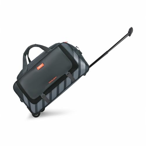 VIP Tourish Dft 5 Medium Size Polyester Travel Duffle Trolley Bag
