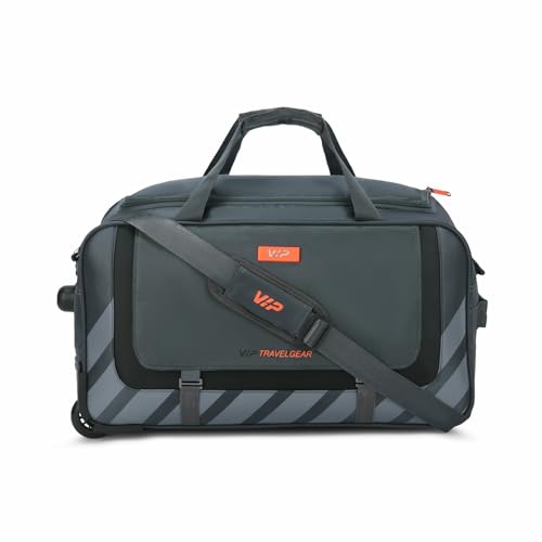 VIP Tourish Dft 5 Medium Size Polyester Travel Duffle Trolley Bag