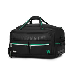 Skybags Muse 46 Liters Polyester 5  Medium Size | Stylish Duffel Trolley Bag with Two Wheels, Two Stage Push Button | Premium Zipper, Travel Bag| 3-Year International Warranty - Unisex