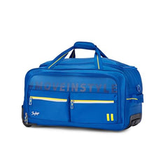 Skybags Muse 46 Liters Polyester 5  Medium Size | Stylish Duffel Trolley Bag with Two Wheels, Two Stage Push Button | Premium Zipper, Travel Bag | 3-Year International Warranty - Unisex