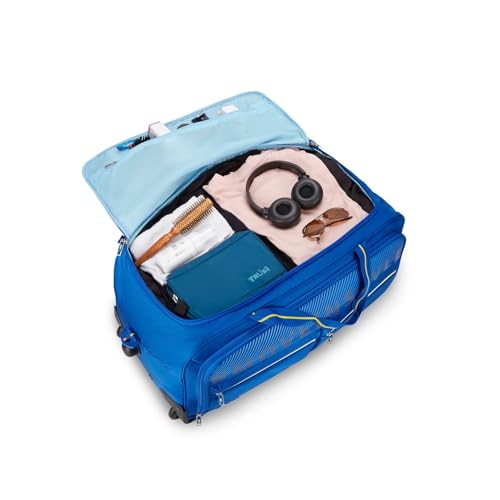 Skybags Muse 65 Liters Polyester Large Size | Stylish Duffel Trolley Bag with Two Wheels, Two Stage Push Button | Premium Zipper, Travel Bag | 3-Year International Warranty - Unisex