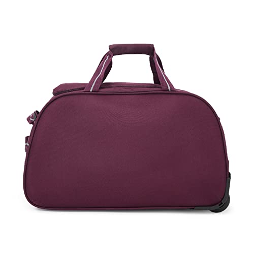 Aristocrat Polyester Solid Pattern Delta Dft 52 Hardshell Inlineskatewheel Suitcase/Trolley Bag