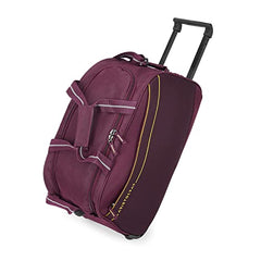 Aristocrat Polyester Solid Pattern Delta Dft 52 Hardshell Inlineskatewheel Suitcase/Trolley Bag