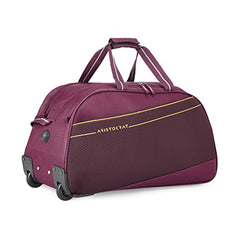 Aristocrat Polyester Solid Pattern Delta Dft 62 Duffle Bag