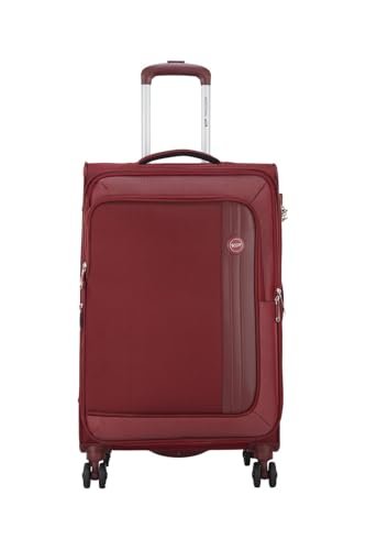 VIP Unicorn Nxt Trolley Suitcase| Wheels Spinner| TSA Lock| Polyester| Soft Sided| Premium Organiser with Wet Pocket