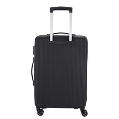 Kamiliant Polypropylene KAM Hard Shell Wheels Double Spinner Suitcase Might DW SP6 Black,Medium