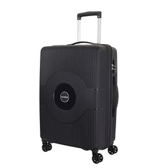 Kamiliant Polypropylene KAM Double Spinner Wheels Hard Shell Suitcase Might DW SP79 Black,Large