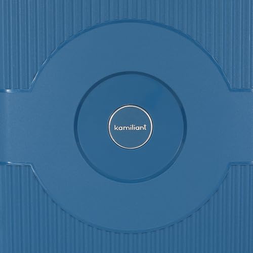 Kamiliant Polypropylene KAM Double Spinner Wheels Hard Shell Suitcase Might DW SP55 DEEP Ocean,Blue,Small