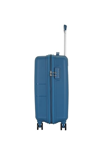 Kamiliant Polypropylene KAM Double Spinner Wheels Hard Shell Suitcase Might DW SP55 DEEP Ocean,Blue,Small