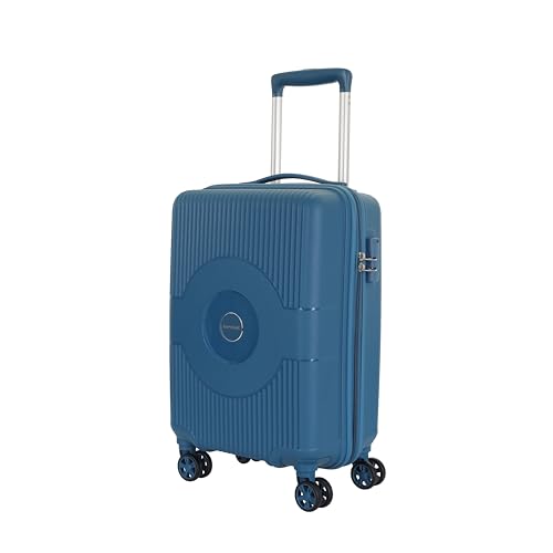 Kamiliant Polypropylene KAM Hard Shell Wheels Double Spinner Suitcase Might DW SP6 DEEP Ocean,Blue,Medium