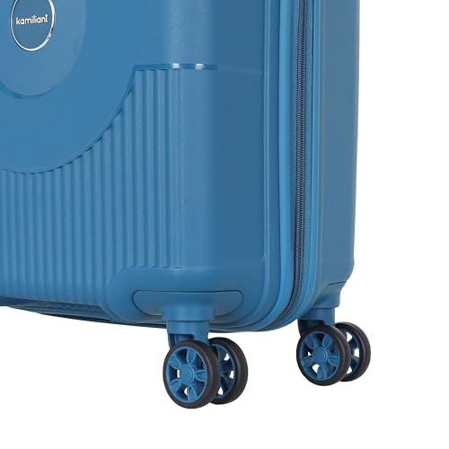 Kamiliant Polypropylene KAM Spinner Wheels Hard Shell Suitcase Might DW SP79 DEEP Ocean,Blue, Medium