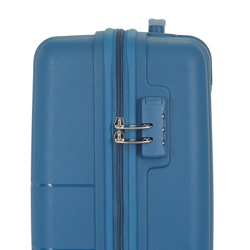 Kamiliant Polypropylene KAM Spinner Wheels Hard Shell Suitcase Might DW SP79 DEEP Ocean,Blue, Medium
