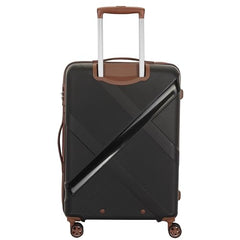 Kamiliant Polypropylene KAM Double Spinner Wheels Hard Shell Suitcase Falcon DLX SP55TSA Black,Small,