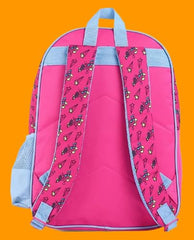 STRIDERS Barbie Glam School Backpack for Kids | Stylish Durable Lightweight Bag | Padded Comfortable Straps & Spacious Compartments | Ideal for School Tution Picnic & Play