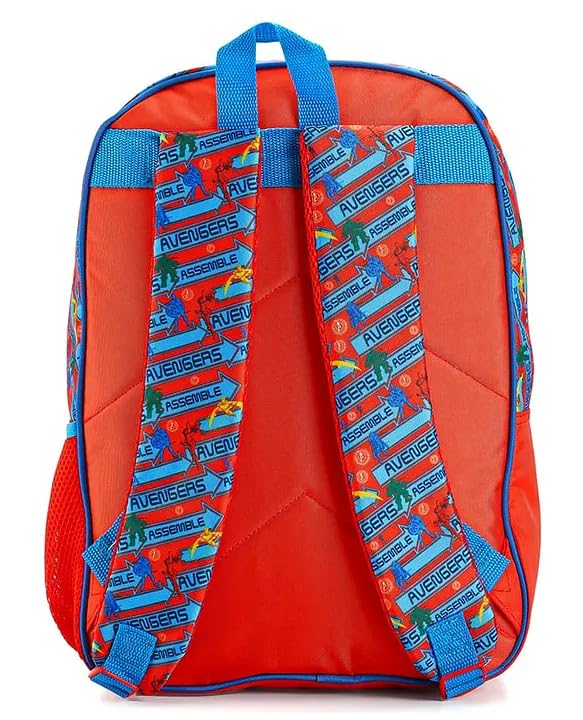 STRIDERS Avengers Kids School Backpack  Compact, Lightweight & Durable Marvel Heroes Bag with Padded Comfortable Straps, Spacious Compartments  Ideal for School Essentials & Daily Use  14 Inches