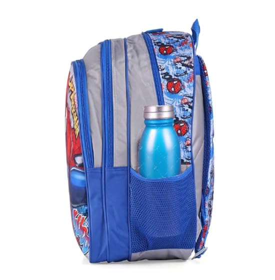 STRIDERS Marvel Spider-Man School Backpack for Kids  Lightweight, Durable & Trendy Bag with Padded Comfortable Straps, Spacious Compartments  Perfect for School, Travel & Daily Adventures 14 Inches