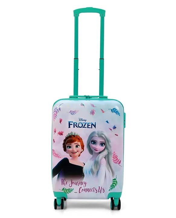 STRIDERS Frozen Kids Luggage | 1-Inch | Lightweight & Durable Travel Suitcase | Spacious Compartments | Perfect for School, Trips & Holidays