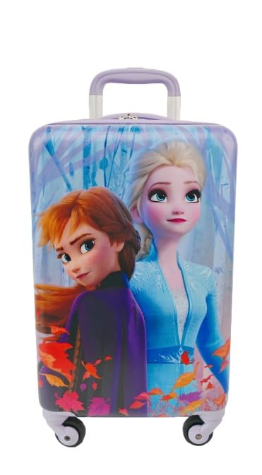 STRIDERS Frozen Travel Luggage Bag | 1-Inch | Durable & Lightweight Kids Suitcase | Smooth Wheels | Ideal for School, Travel & Holiday Adventures