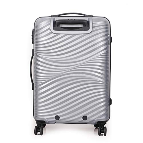 American Tourister Kamiliant Polycarbonate Silver Hardsided Check-in Luggage