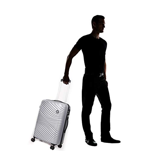 American Tourister Kamiliant Polycarbonate Silver Hardsided Check-in Luggage