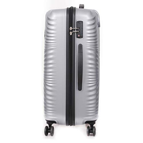 American Tourister Kamiliant Polycarbonate Silver Hardsided Check-in Luggage
