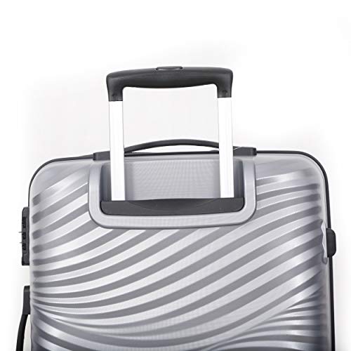 American Tourister Kamiliant Polycarbonate Silver Hardsided Check-in Luggage