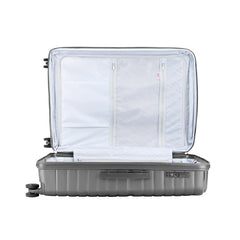 VIP Lightweight Polypropelyne Wheels Multistage Trolley,TSA Lock with Organizer,Elegent Pinstripe Design Luggage Bag with 5 Years International Warranty.