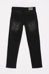 Allen Solly Boy's Slim Jeans (ABDNESLFT93611_Black