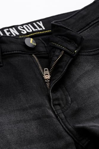 Allen Solly Boy's Slim Jeans (ABDNESLFT93611_Black