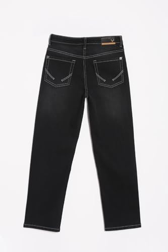 Allen Solly Boy's Regular Jeans (ABDNESGF660966_Black