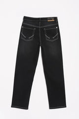 Allen Solly Boy's Regular Jeans (ABDNESGF660966_Black