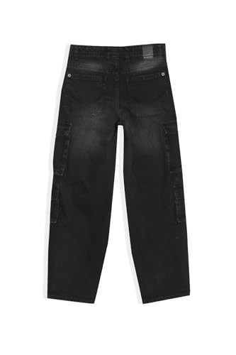 Allen Solly Boy's Regular Jeans (ABDNCSGF592814_Black