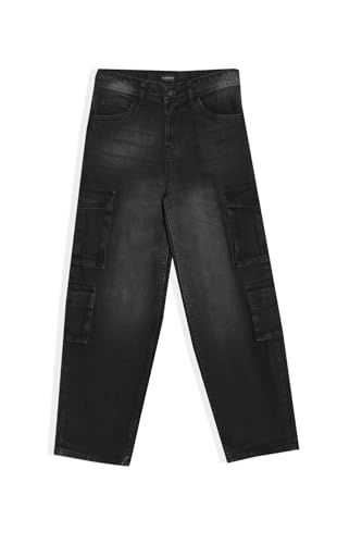 Allen Solly Boy's Regular Jeans (ABDNCSGF592814_Black